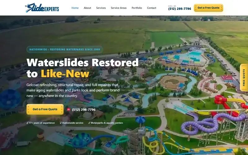 theslideexperts.com — website built by Maly Internet Marketing